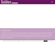 Tablet Screenshot of goldenhotel.it
